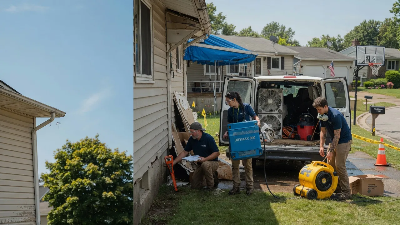 Ceiling Leak Cleanup in Monmouth, IL near me